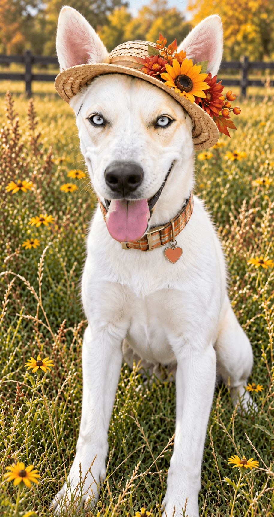 SIBERIAN HUSKY white BLUE EYES