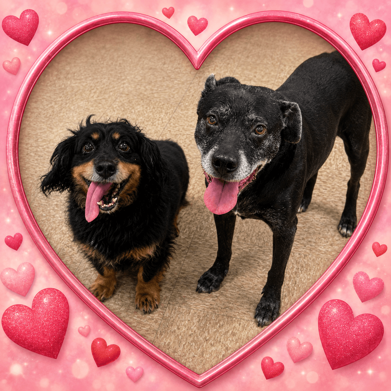 Bandit and Basque (senior bonded pair)